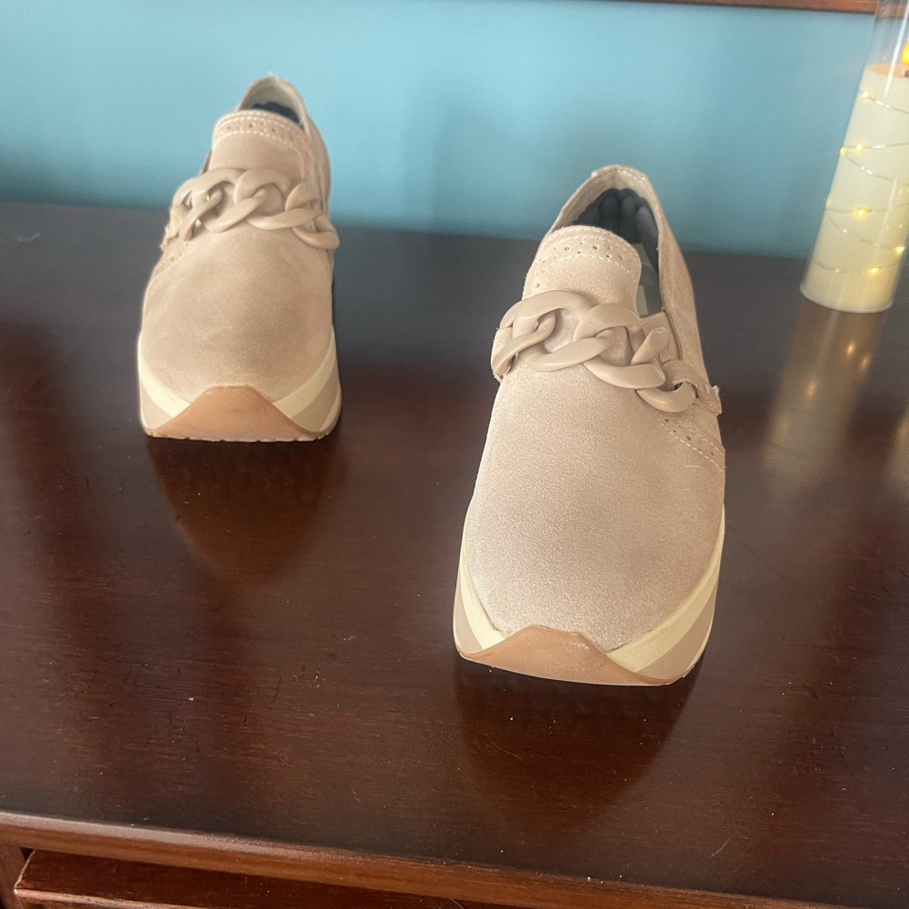 Dolce Vita Cream Platform Shoes 9.5 - Picture 2 of 5